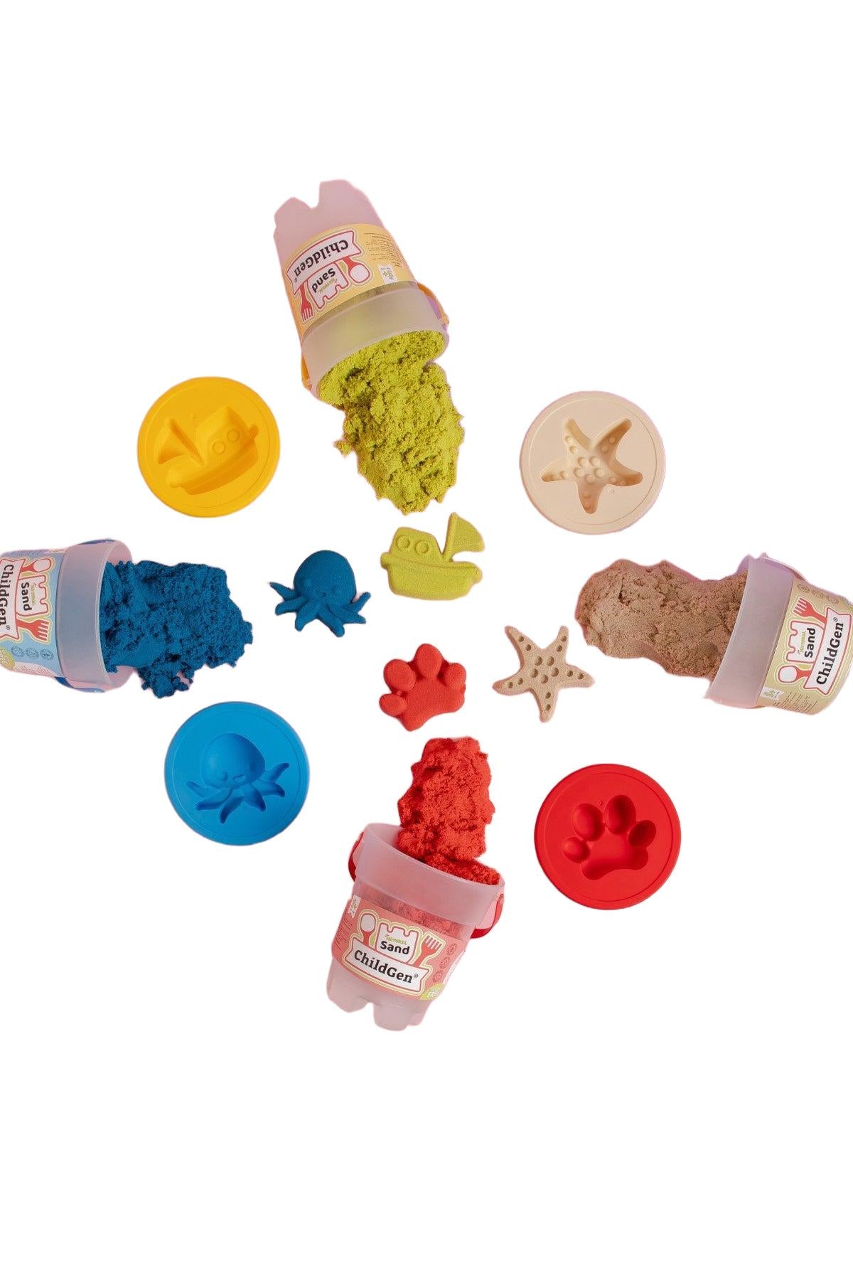 ChildGen| Magical sand 500gr | Oranje