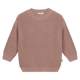 Yuki | Chunky knitted sweater |Mist