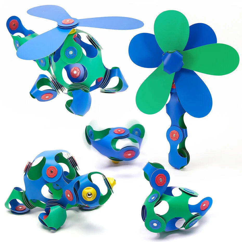 Clixo | Crew pack blue/green - 30 stuks