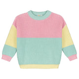 Yuki | Color block sweater | Sticky candy