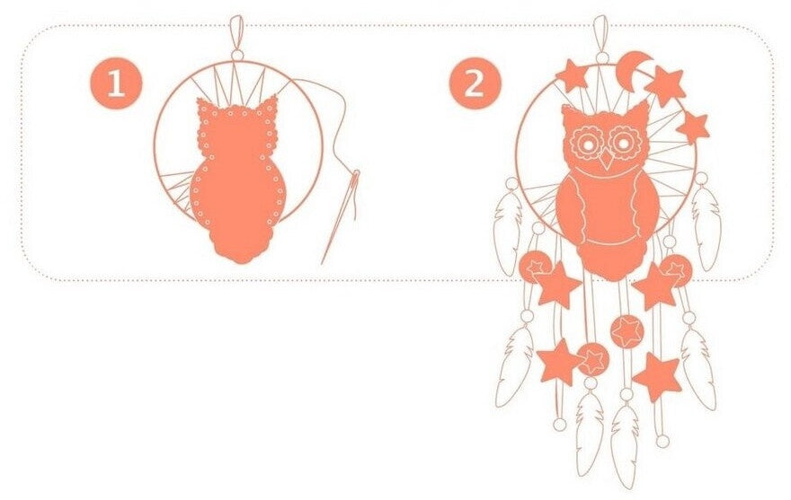 Djeco | DIY Dreamcatcher- golden owl