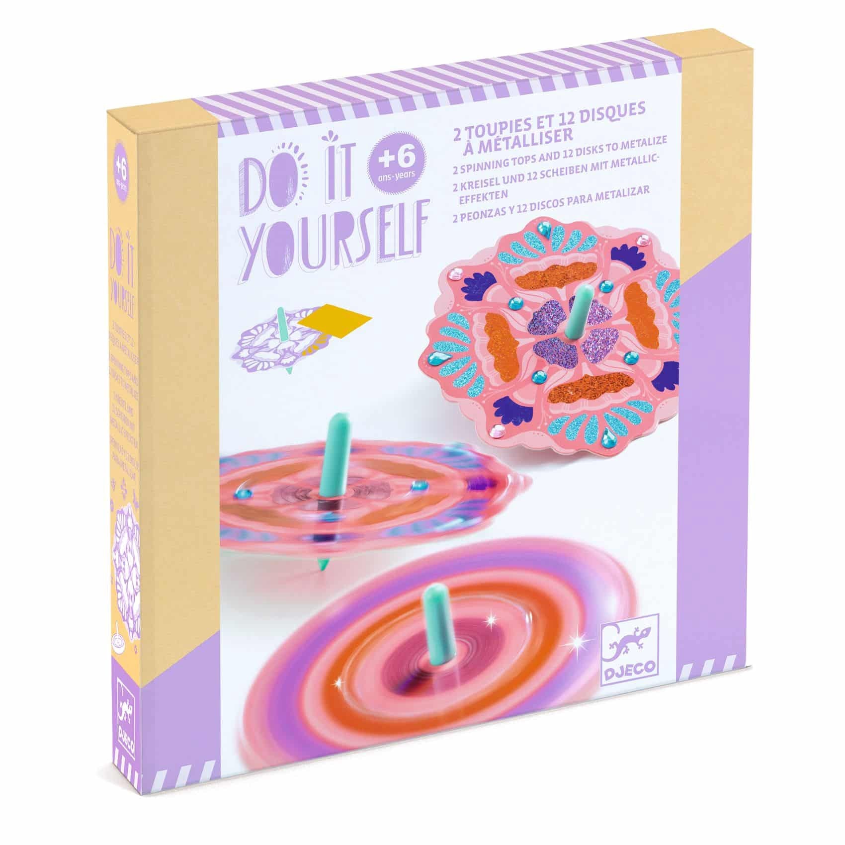 Djeco | DIY Spinning toys - Flower power