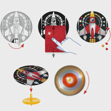 Djeco | DIY Spinning toys - hypno cosmos
