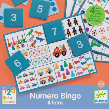 Djeco | Eduludo Numero - bingo 3-6 jaar