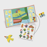 Djeco | Herplaatsbare stickers | Dieren