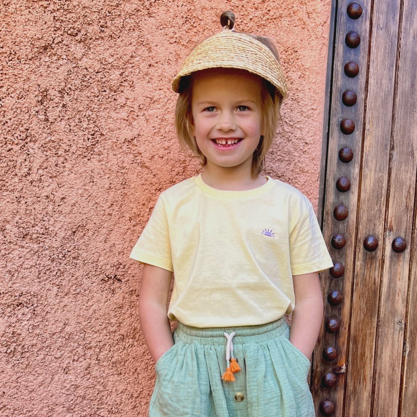 Ella and rapha | Little butter t- shirt- Yellow sun