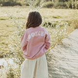 Ella and rapha | Sweater Moonchild | Sweet rose