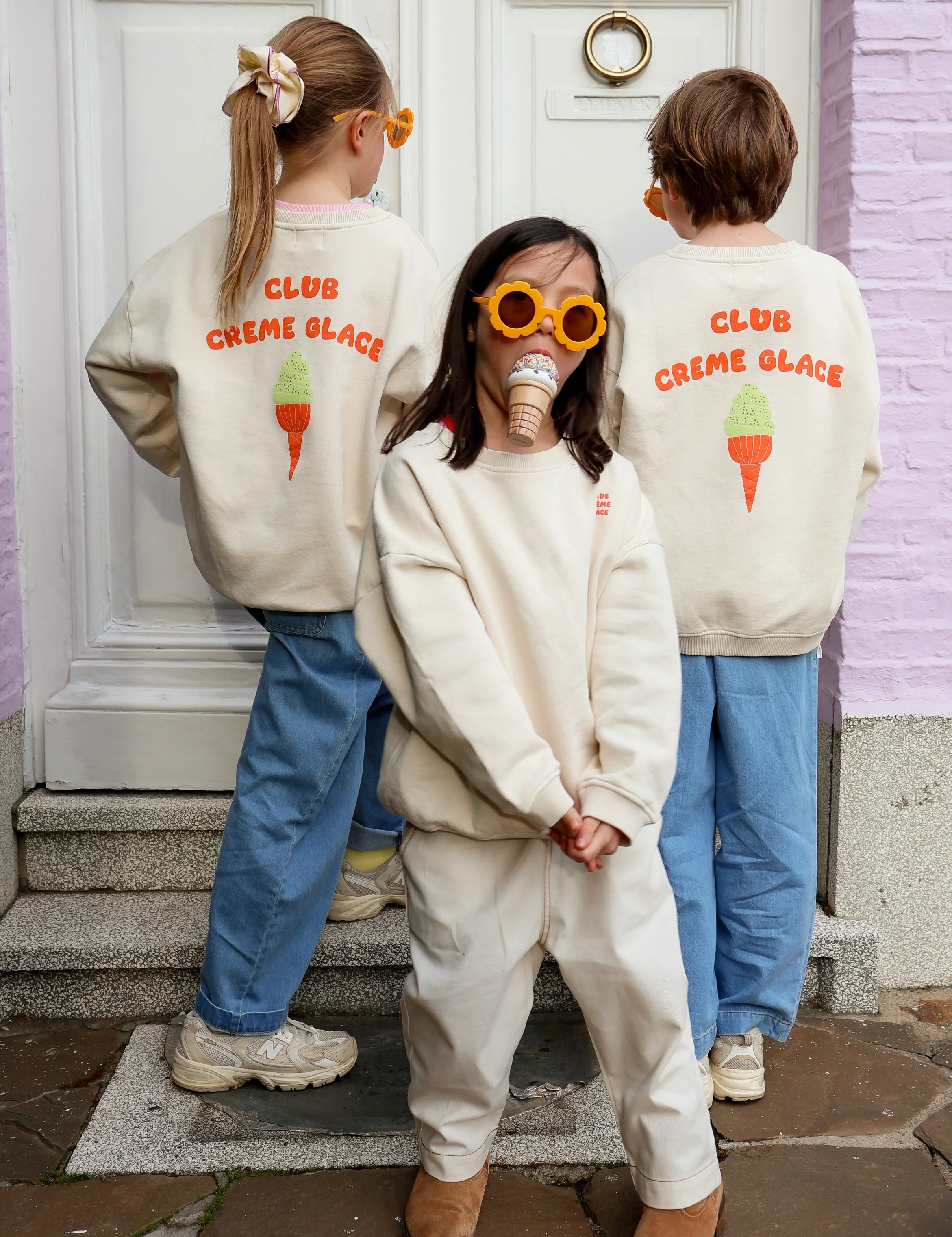 Ella and rapha | Sweater club creme glace - Ivory