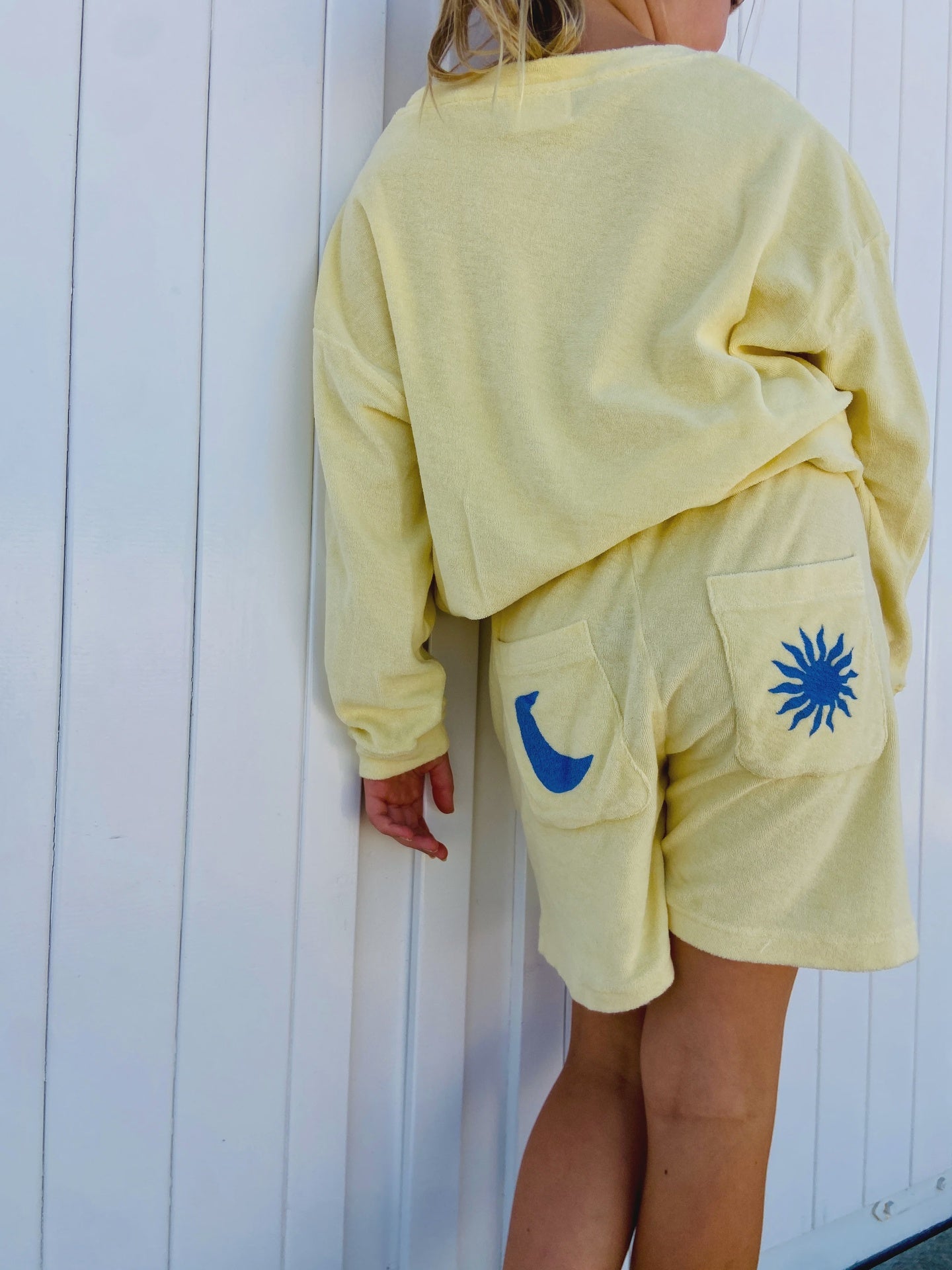 Ella and rapha| Terry short - butter yellow