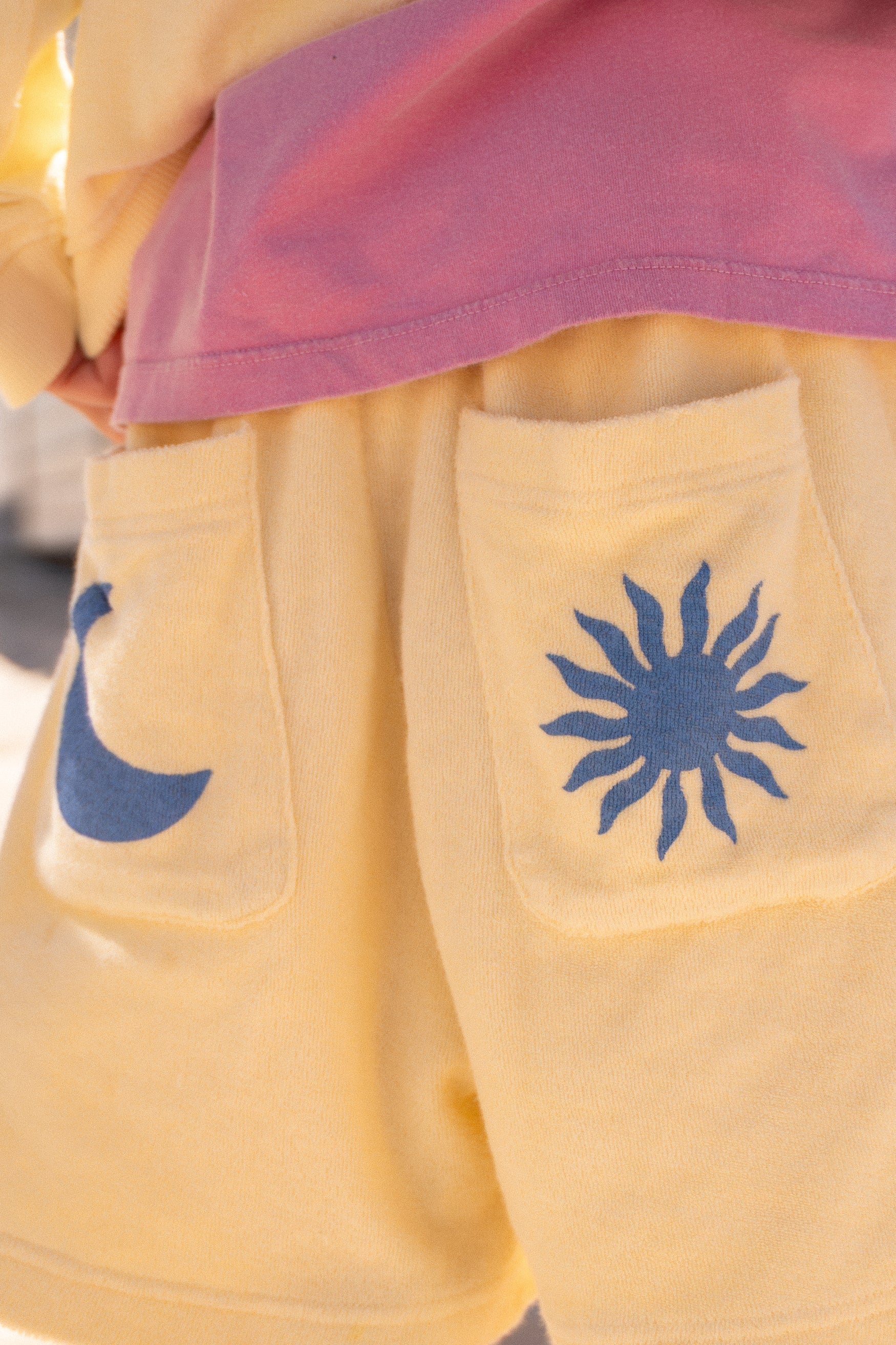 Ella and rapha| Terry short - butter yellow