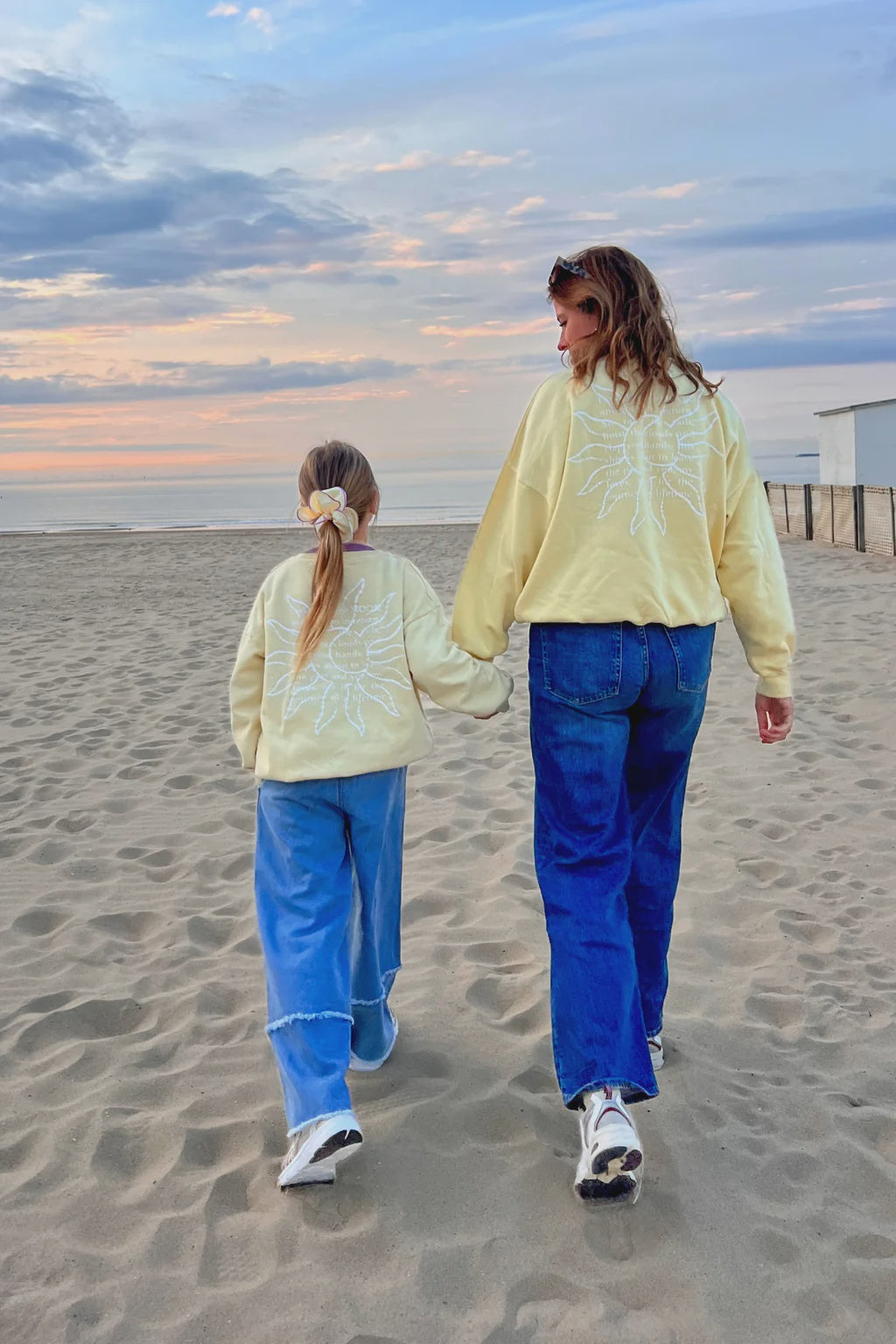 Elle and rapha | Sweater little sun x moon butter yellow