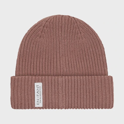 En Fant | Beanie with lining | Burlwood
