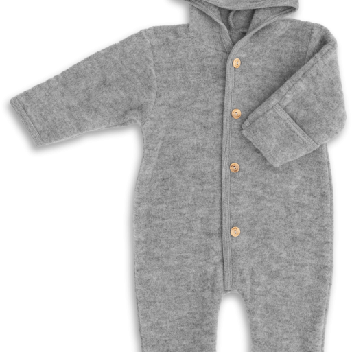 Engel | Hooded Overall Light grey melange