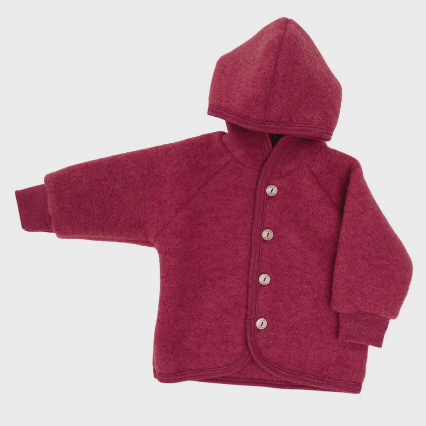 Engel | Hooded jacket - Jasper melange