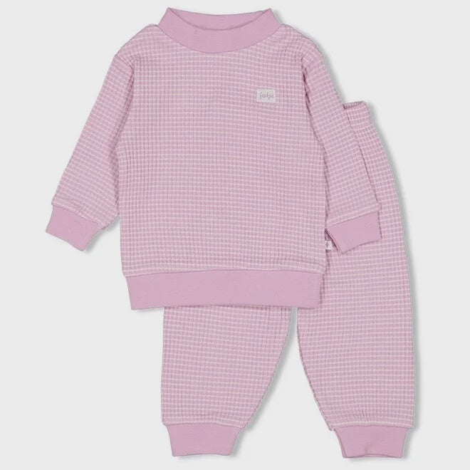 Feetje | Wafelpyama Baby| Lila