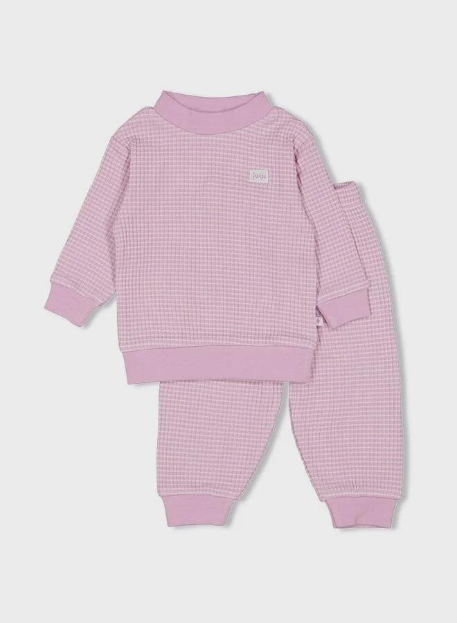 Feetje | Wafelpyama Baby| Lila