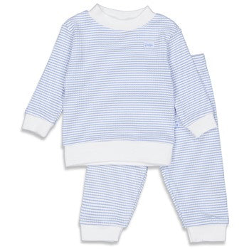 Feetje | Wafelpyjama baby | Blauw