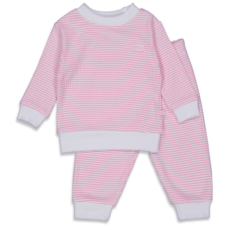 Feetje | Wafelpyjama baby | Roze