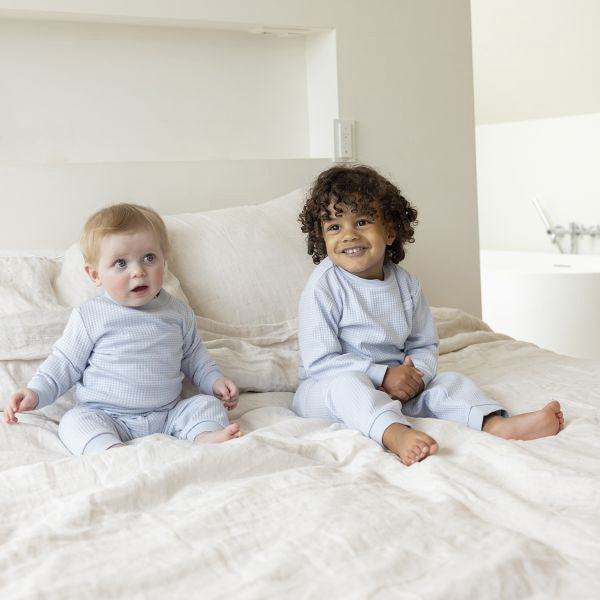 Feetje | Wafelpyjama baby | babyblauw