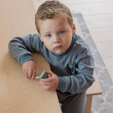 Feetje | Wafelpyjama baby | ijsblauw