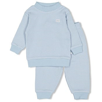 Feetje | Wafelpyjama kind | babyblauw