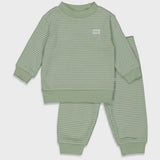 Feetje | Wafelpyjama kind | groen melange