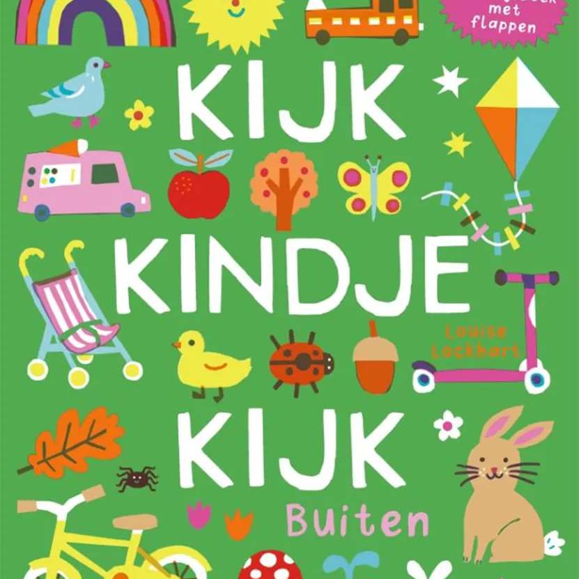Flapjesboek | Kijk, kindje, kijk - buiten 1+