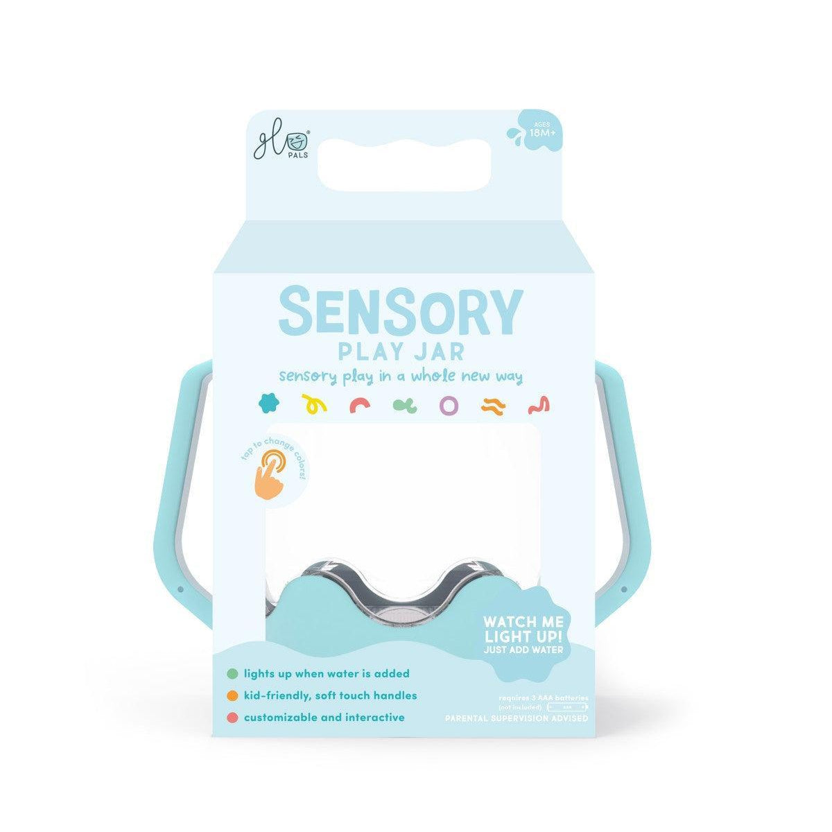 Glo pals | Sensory play Cup | Frosty blue