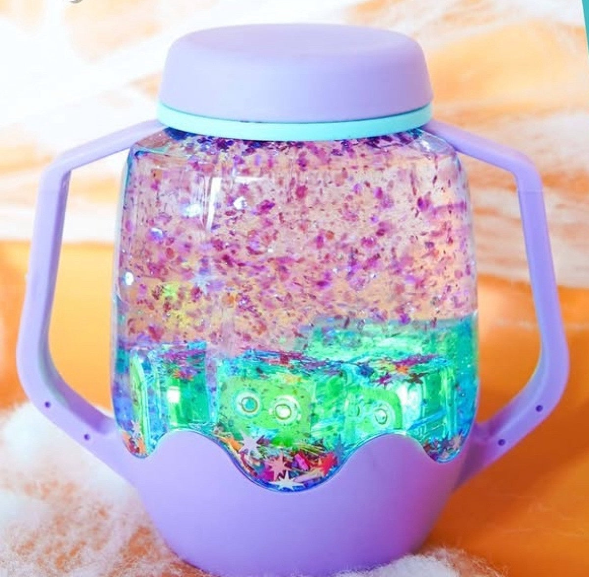 Glo pals | Sensory play Cup | Purple