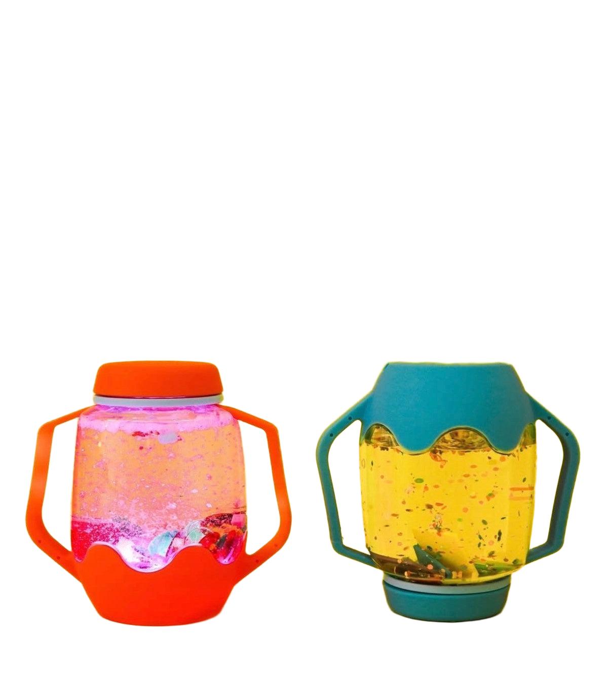 Glo pals | Sensory play jar | ABC theme
