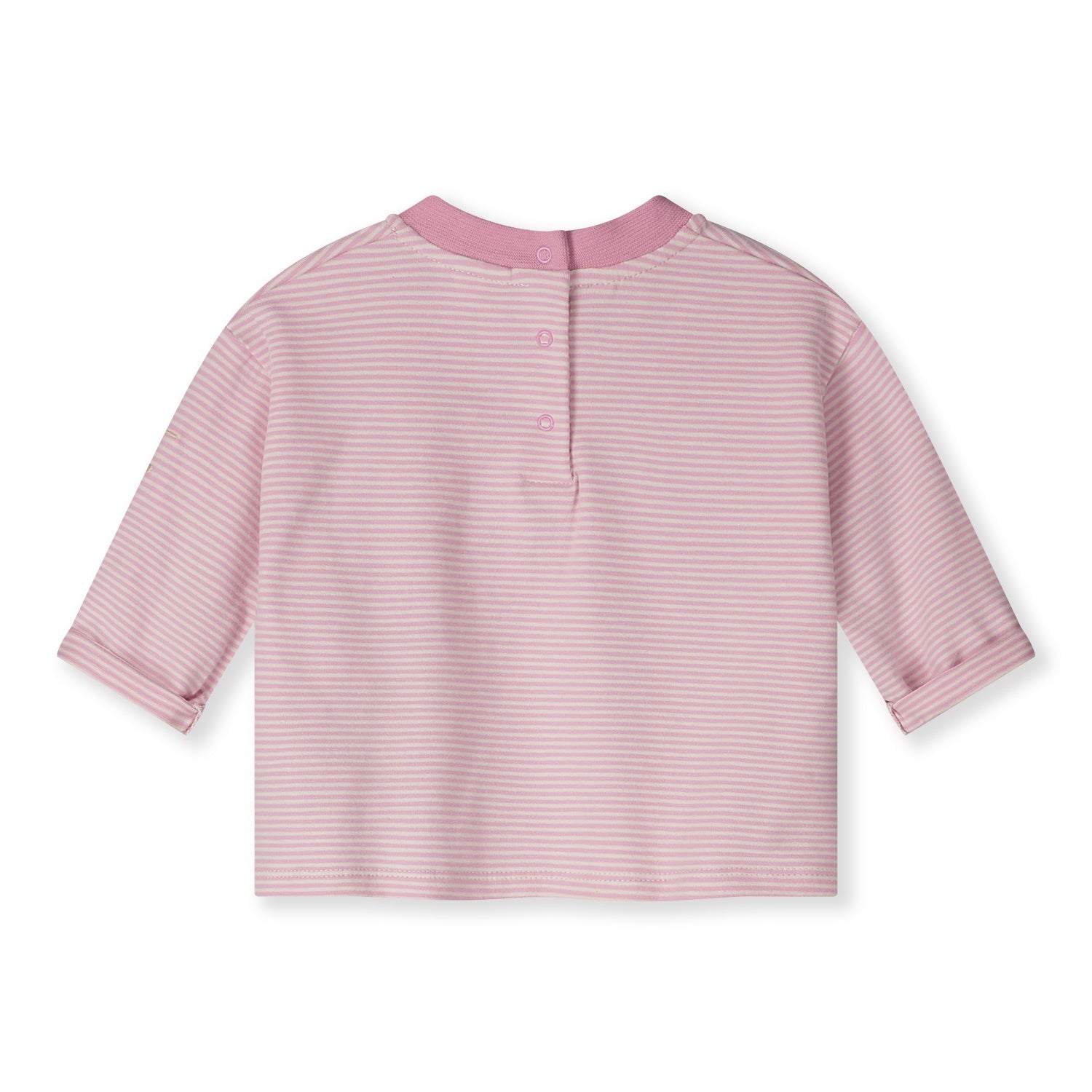 Gray Label | Baby L/S Pocket tee GOTS | bubblegum - cream