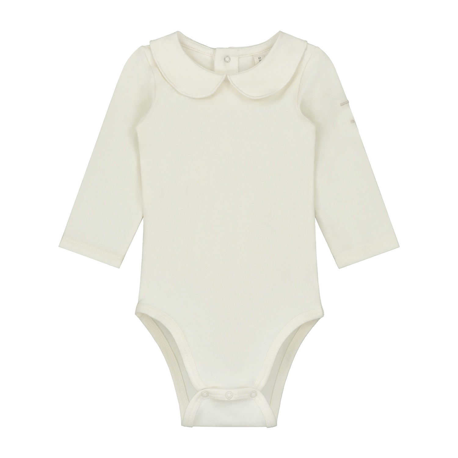 Gray Label | Baby collar onesie GOTS cream