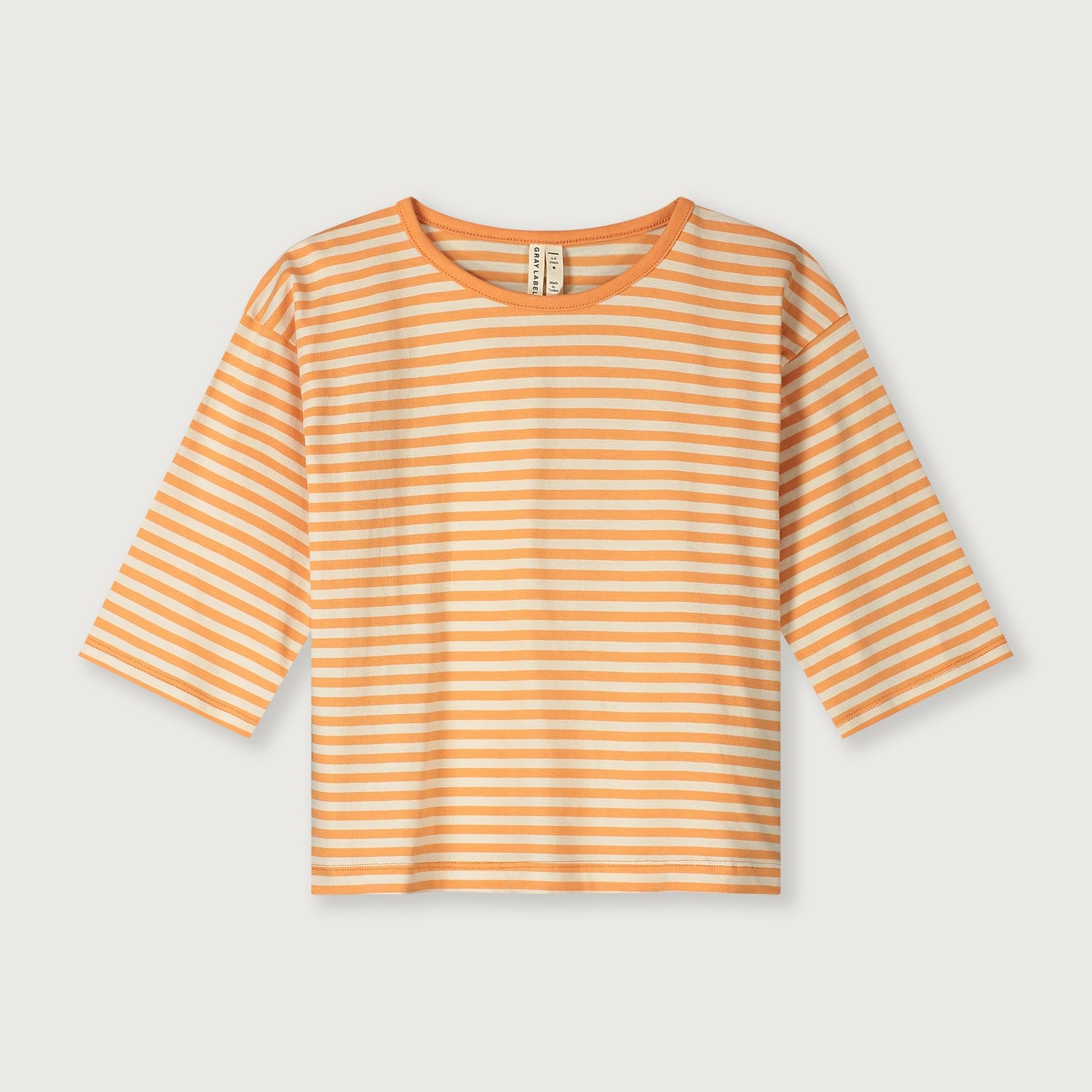 Gray Label | Dropped shoulder tee GOTS melon - cream