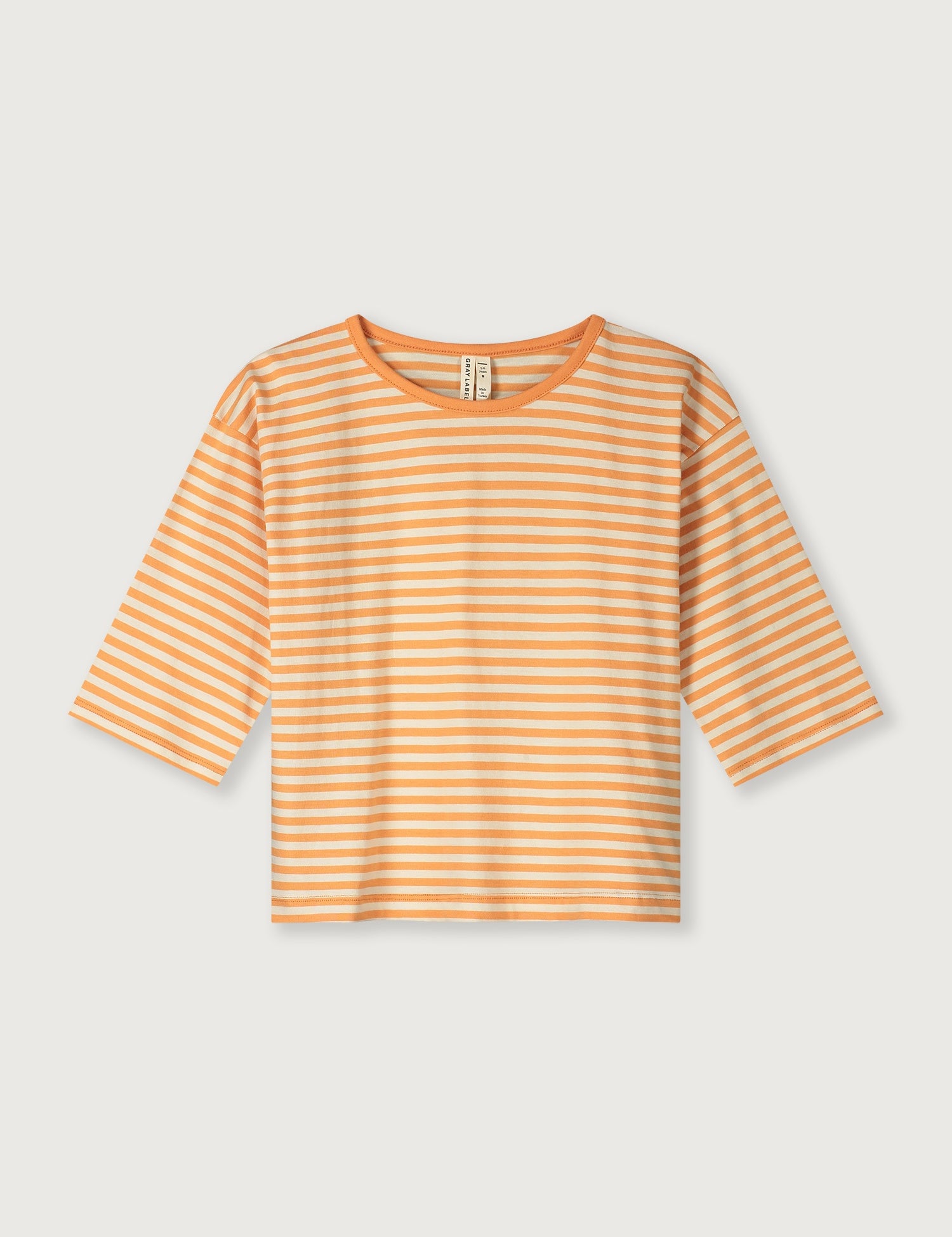 Gray Label | Dropped shoulder tee GOTS melon - cream