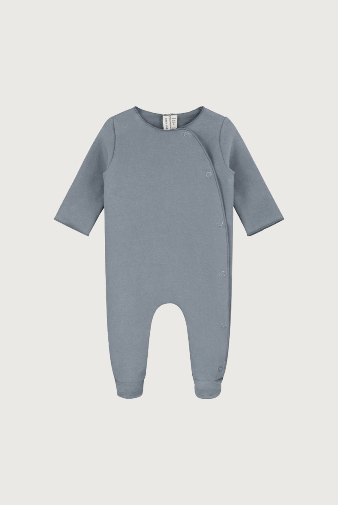 Gray Label | Newborn Suit With snaps GOTS | stone gray
