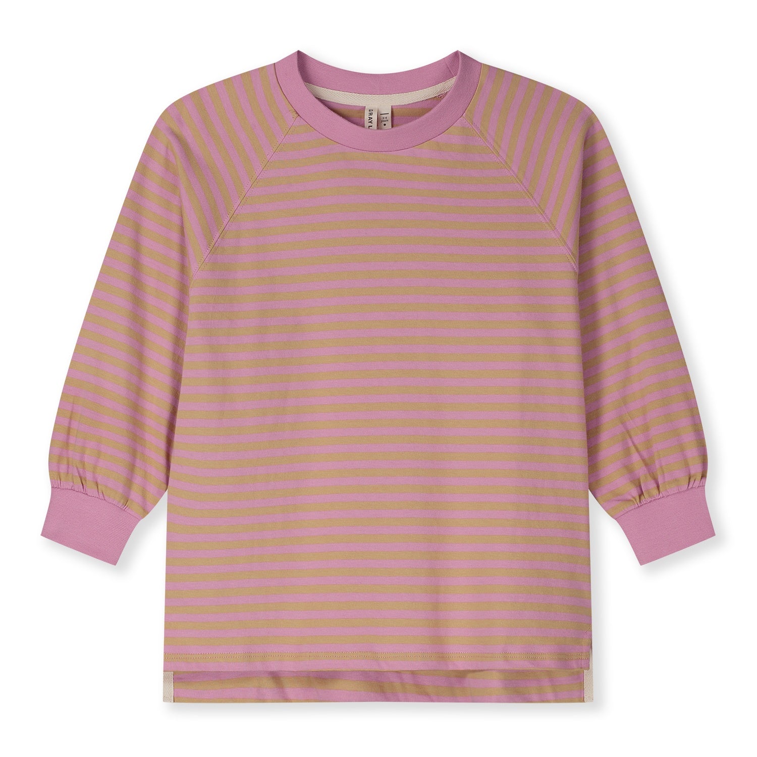 Gray Label | Oversized L/S Tee GOTS | bubblegum - cookie