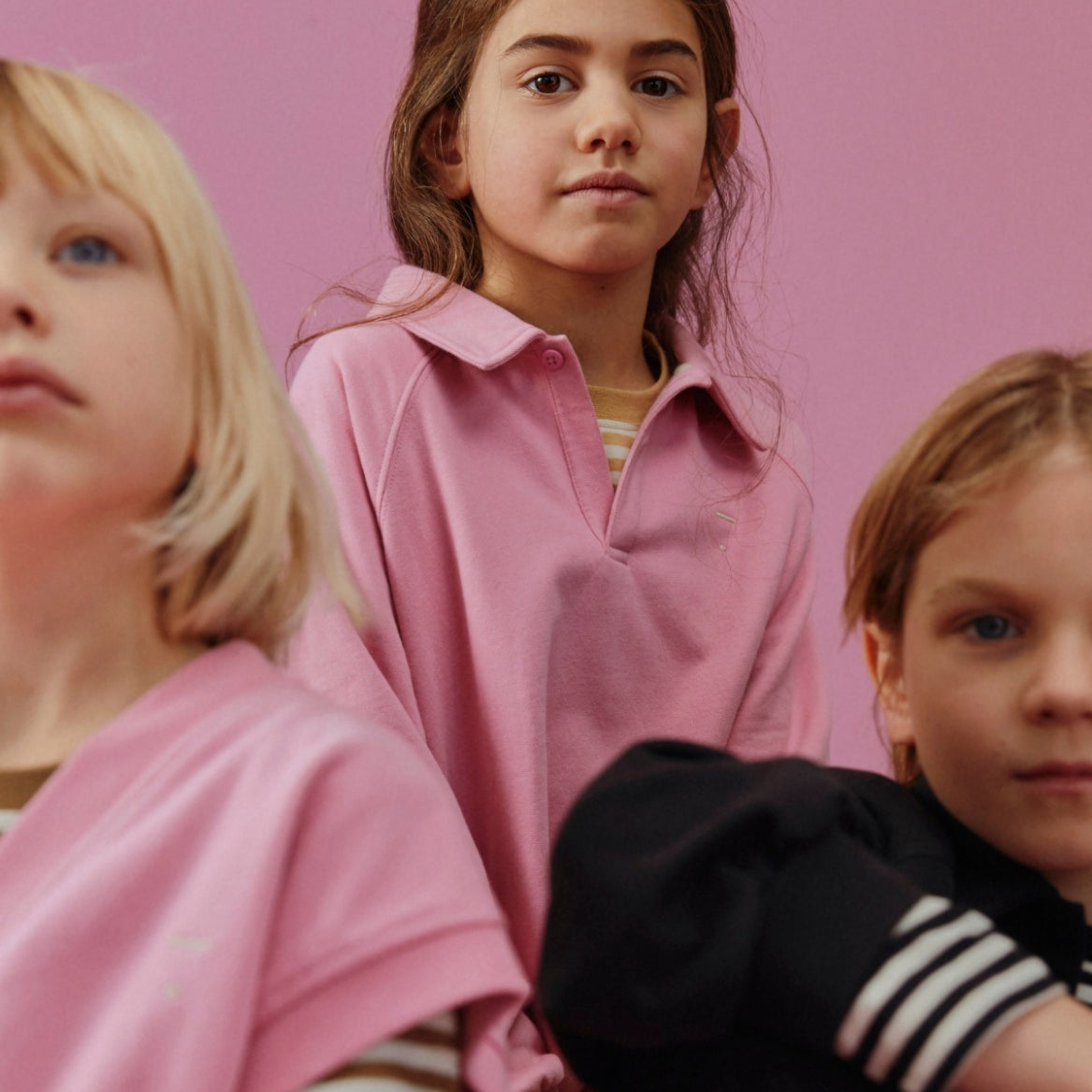 Gray Label | Polo Sweatshirt GOTS | bubblegum