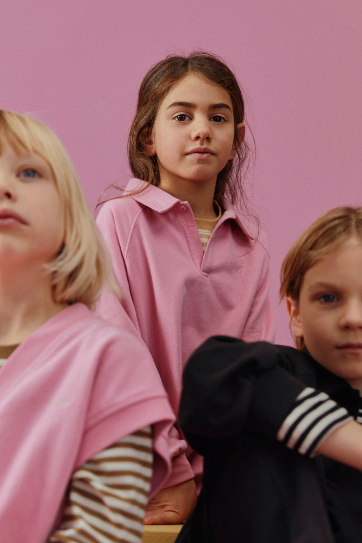 Gray Label | Polo Sweatshirt GOTS | bubblegum