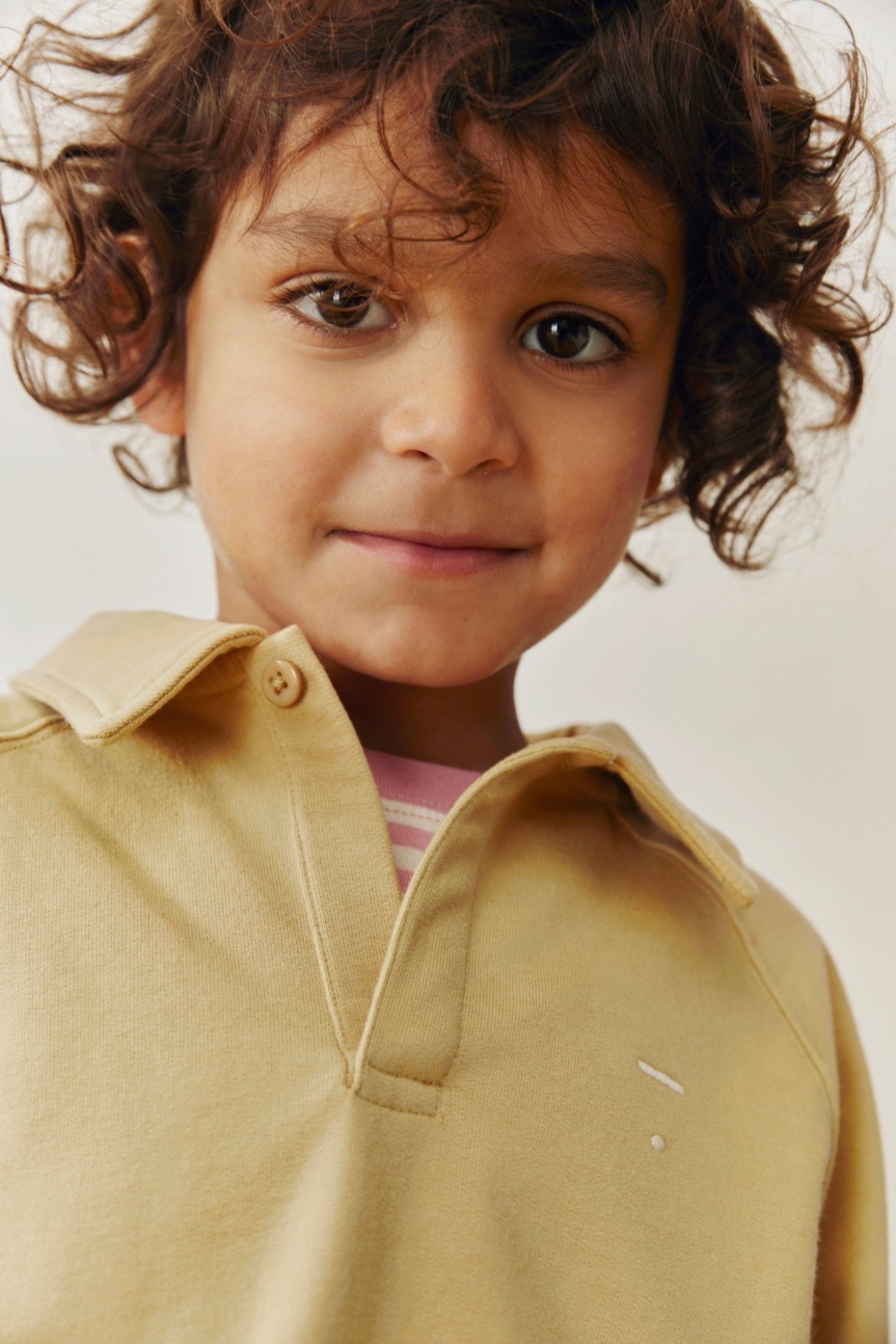 Gray Label | Polo sweatshirt GOTS cookie
