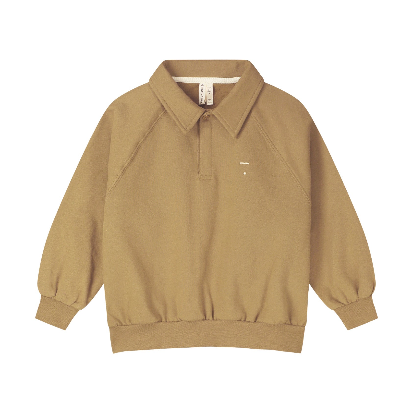 Gray Label | Polo sweatshirt GOTS cookie