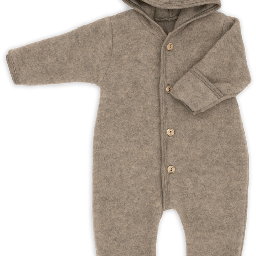 Hooded Overall - Walnut melange