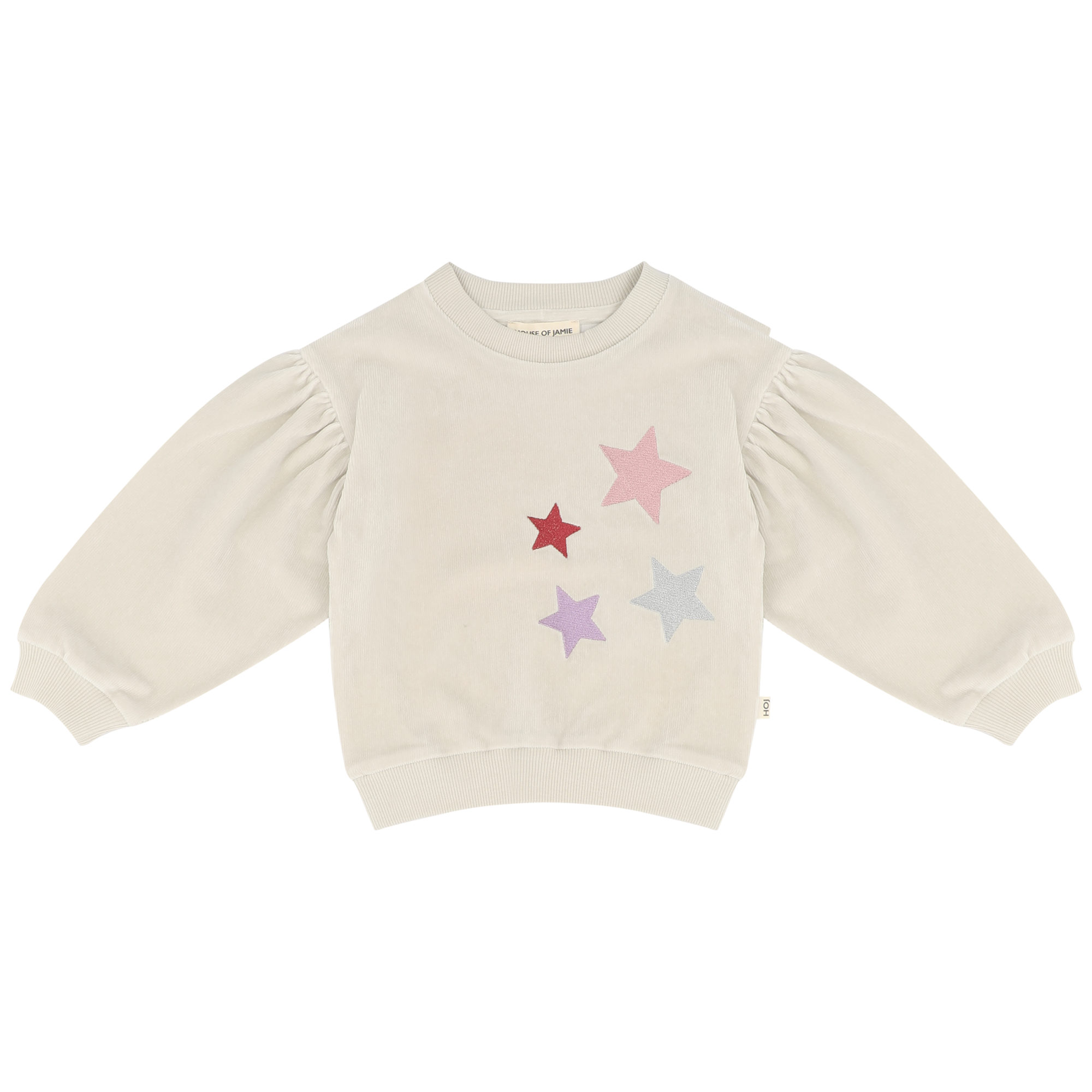 House of Jamie | Balloon sweater | Sandshell (rib velvet)