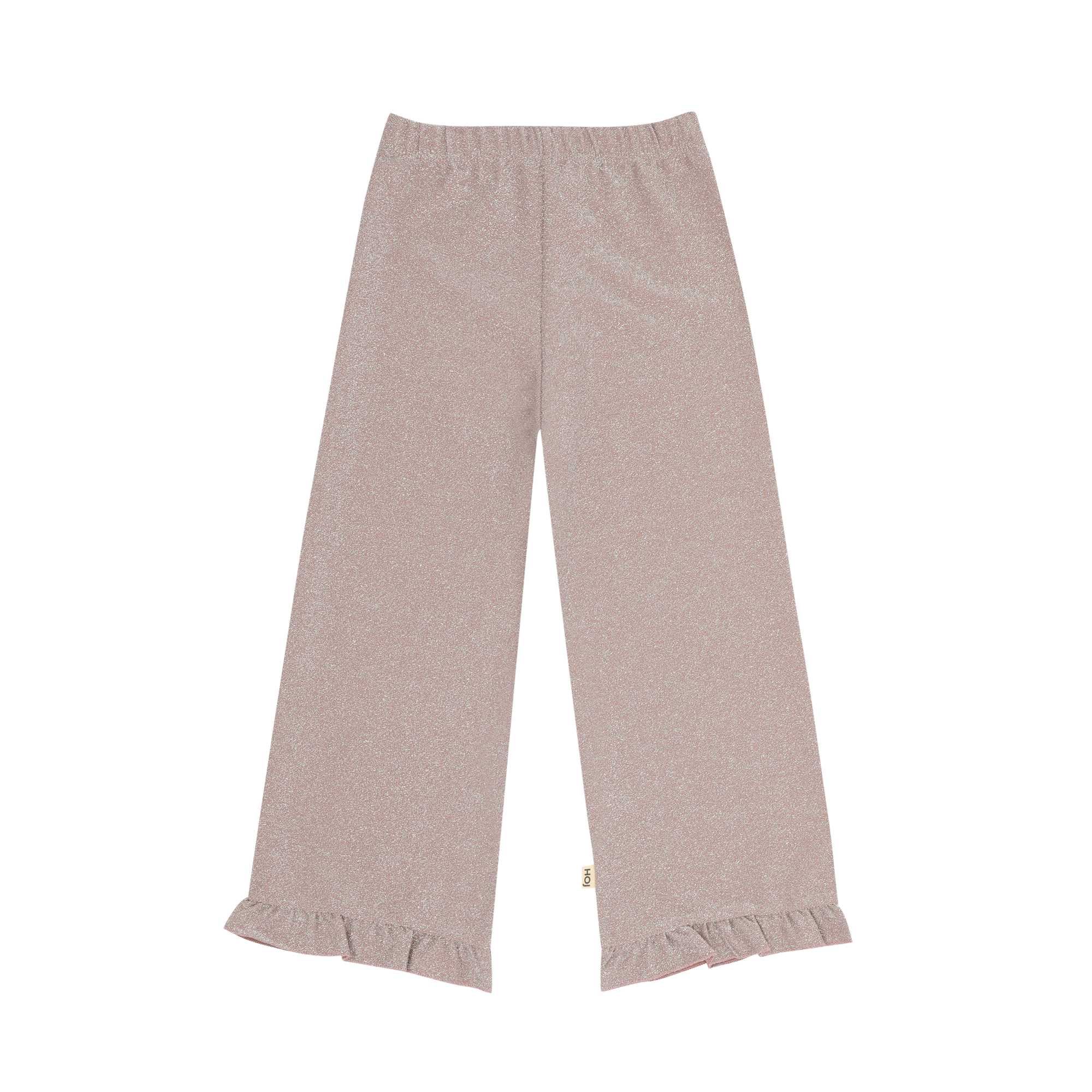 House of Jamie | Classic ruffled pants | Mauve rose (lurex)
