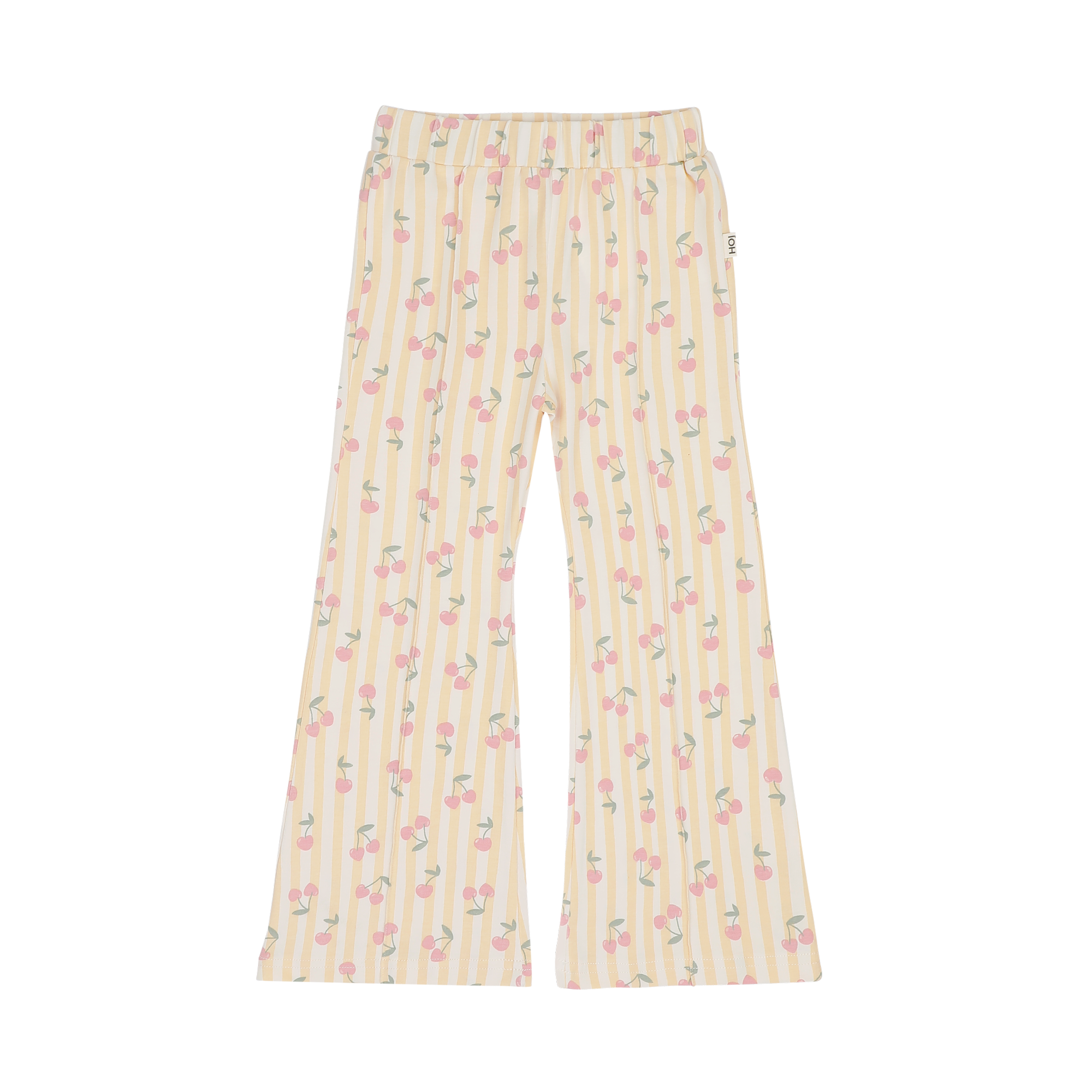House of Jamie Flared pants cherry party