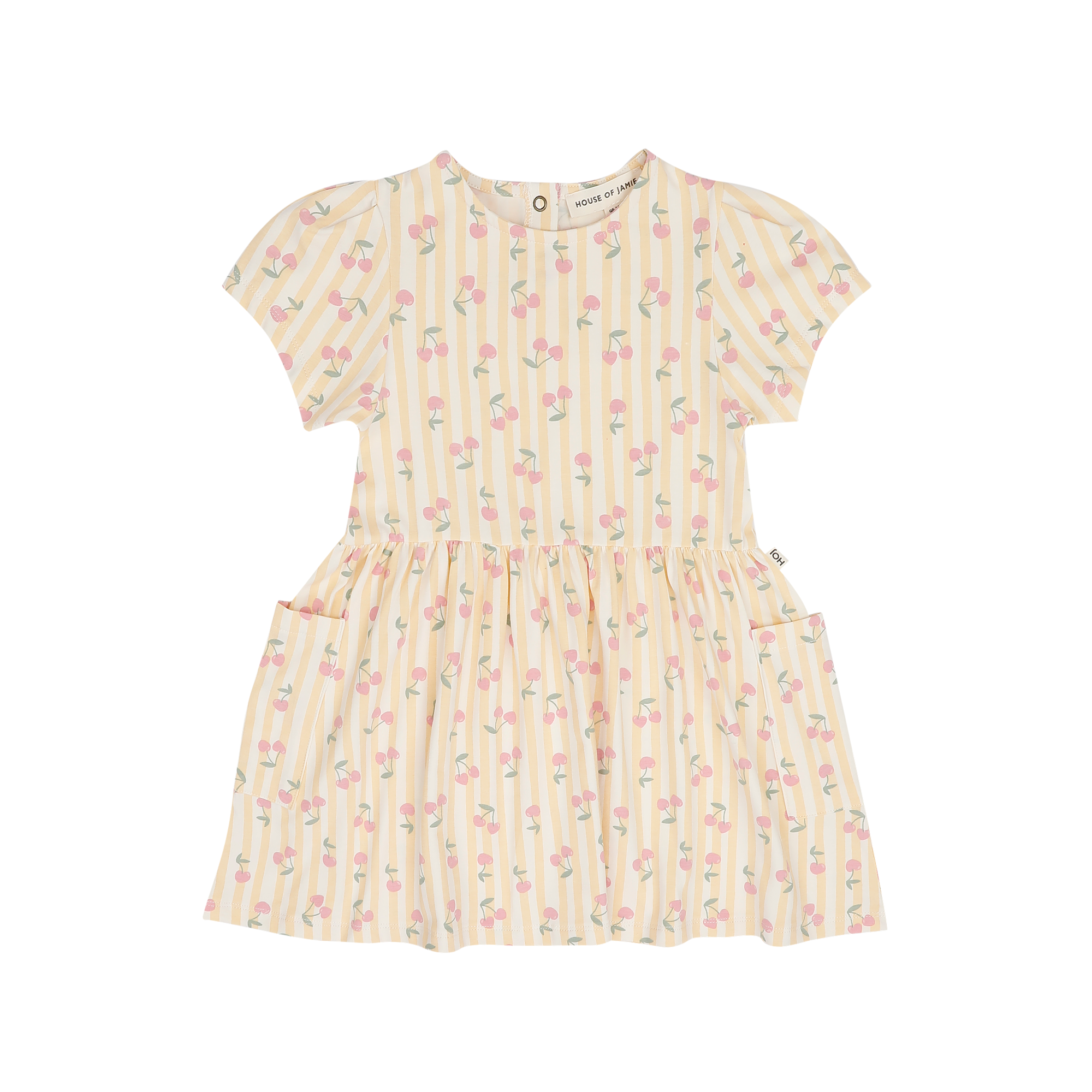 House of Jamie Relaxed pocket dress cherry party