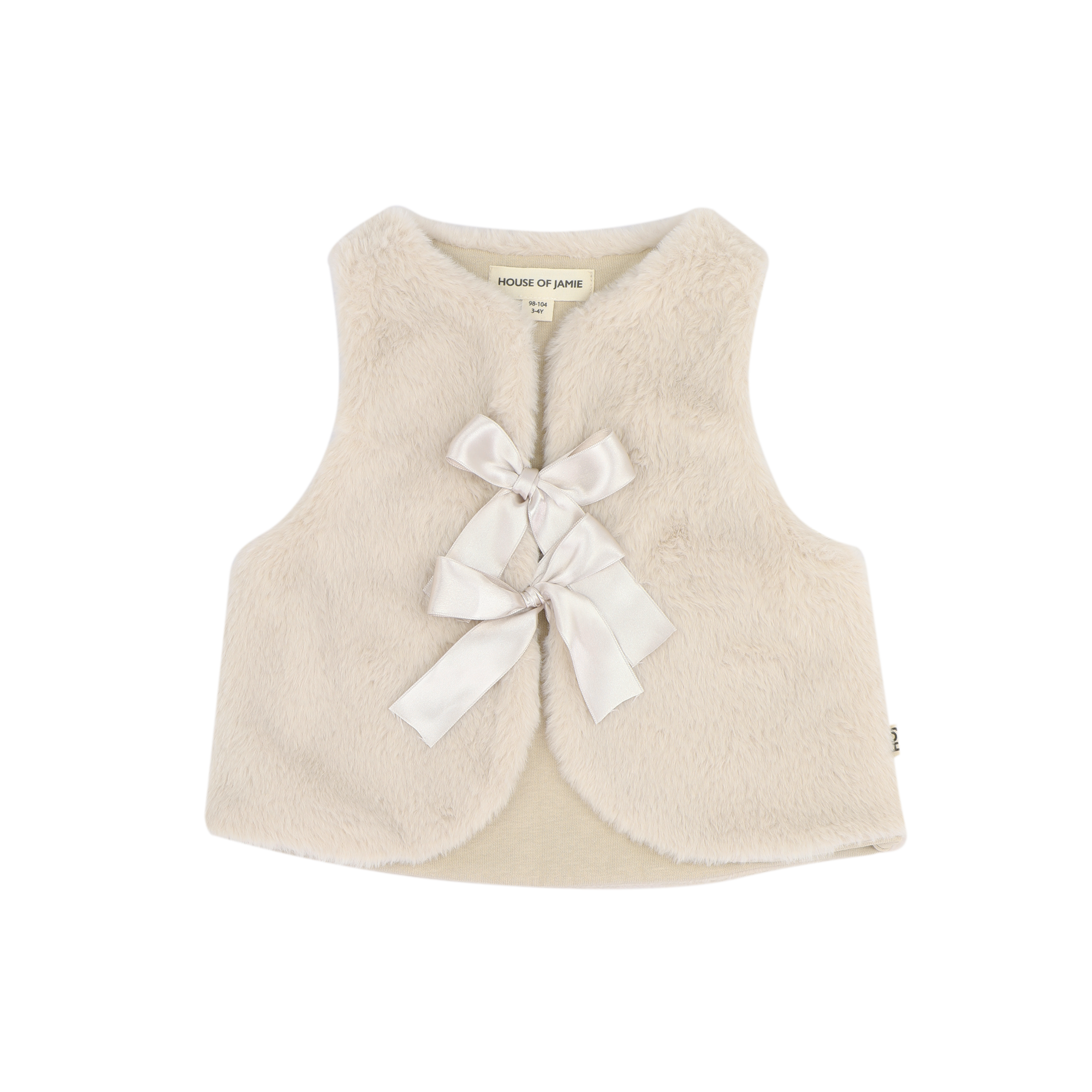 House of Jamie | Soft fur bodywarmer | Marshmellow (fake fur)