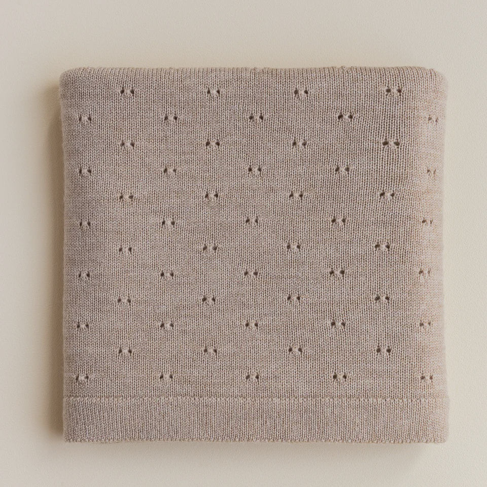Hvid | Blanket Bibi | Sand