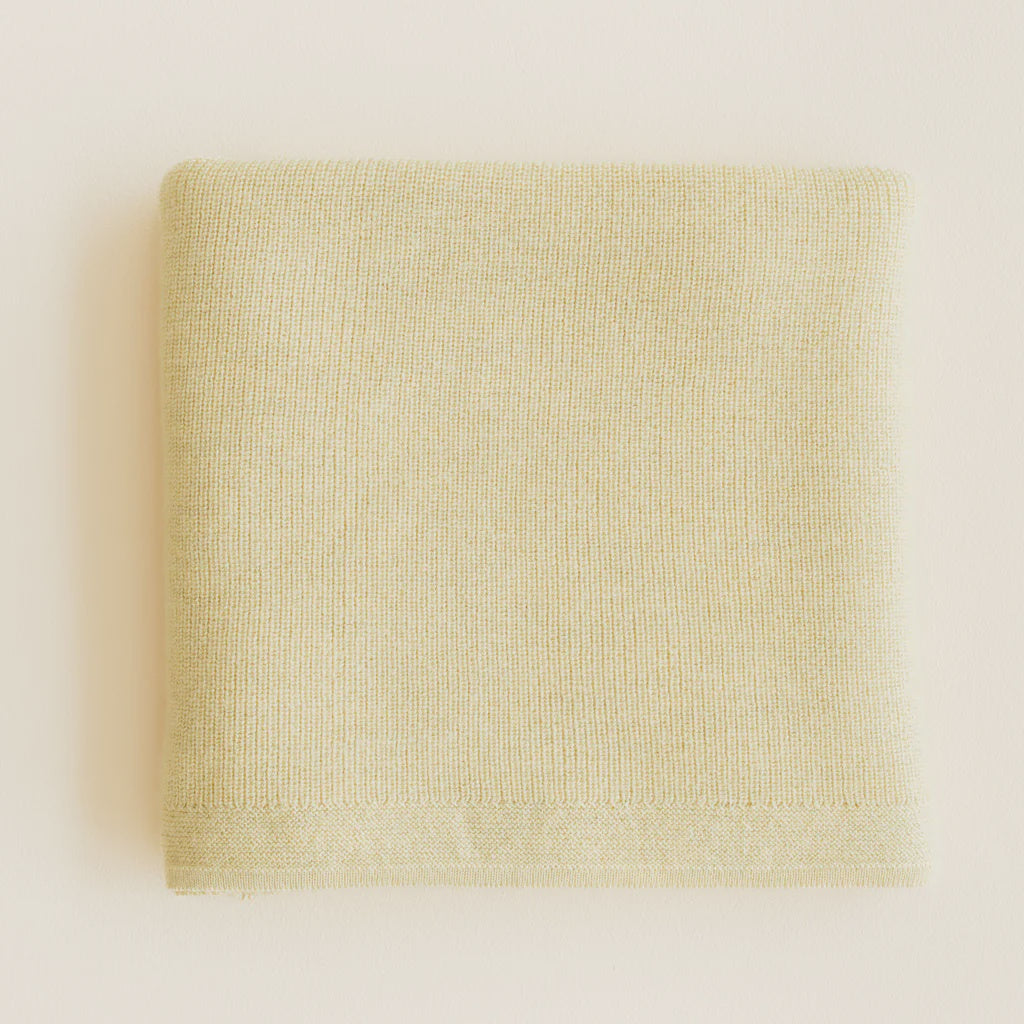 Hvid | Blanket Felix light yellow