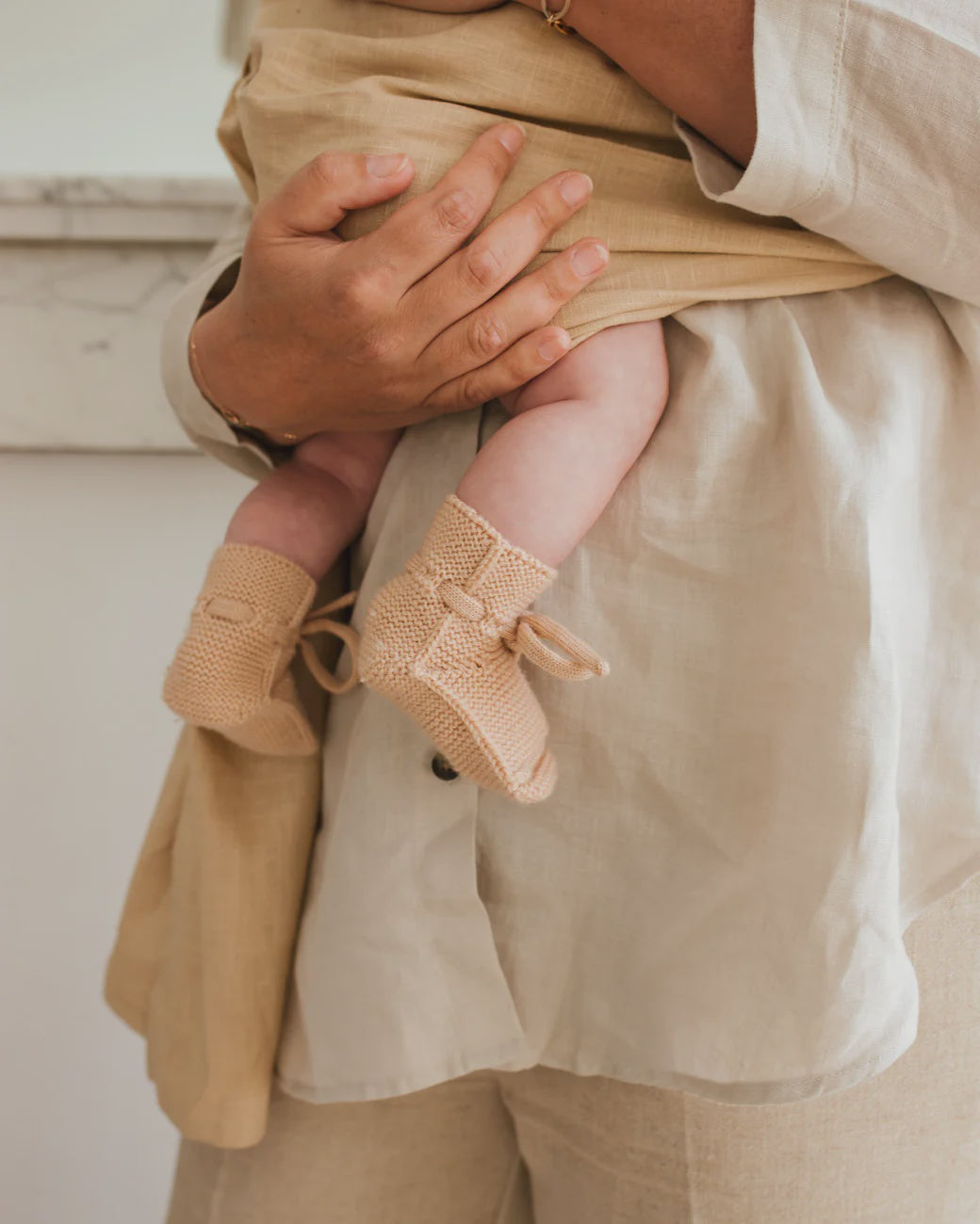 Hvid | Booties Apricot