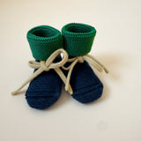 Hvid | Booties Blue/grass